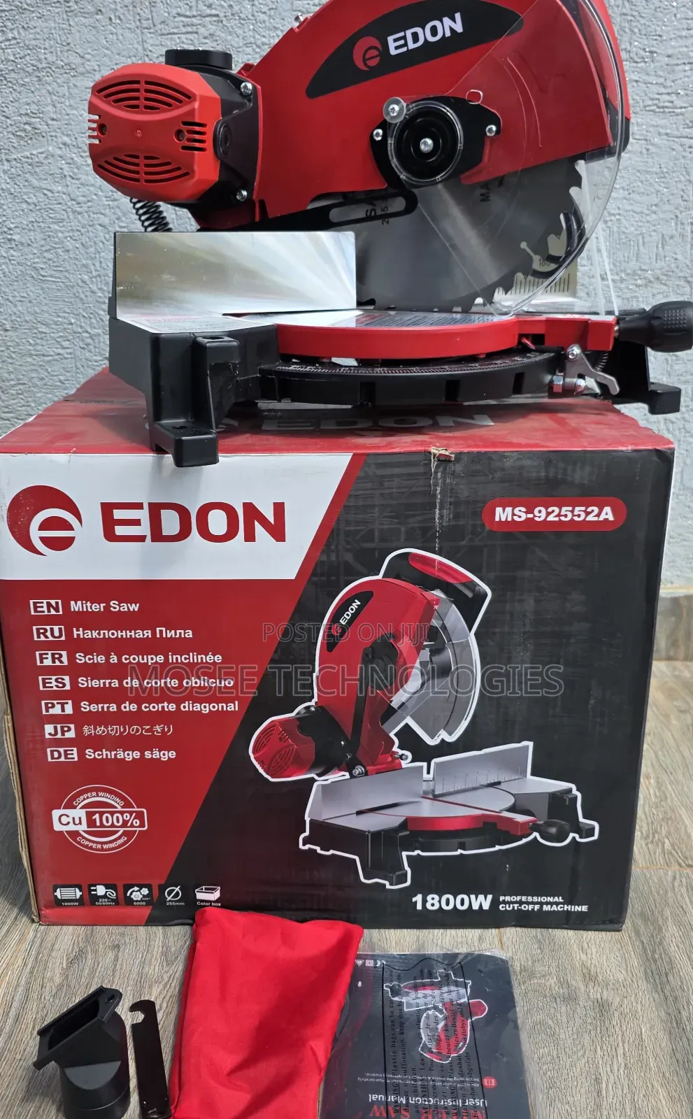 Edon 1800W Heavy-Duty Mitre Saw