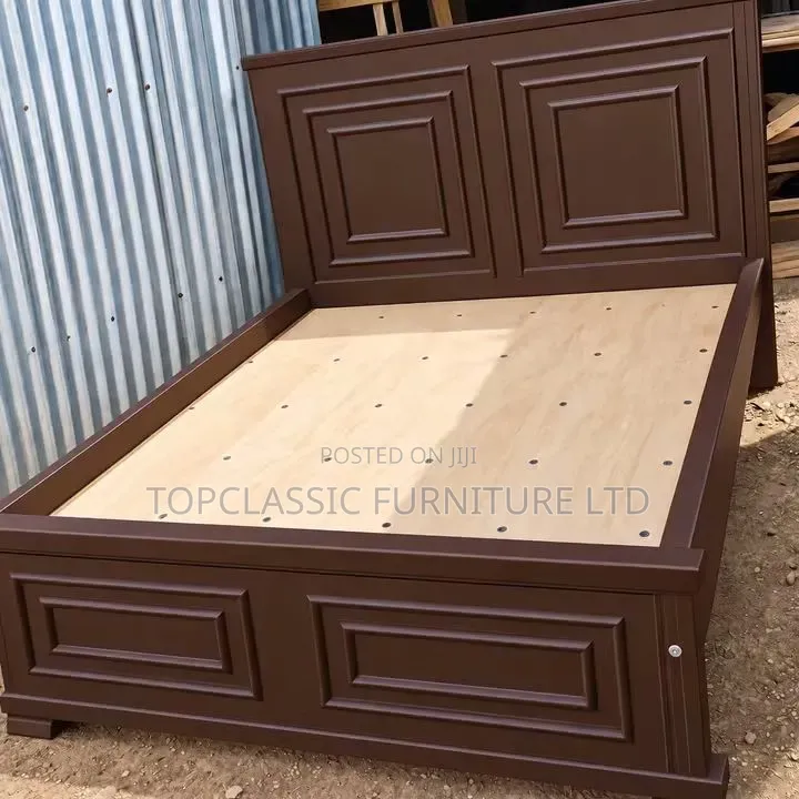 5x6 Panel White and Chocolate Bed Quality Finishing