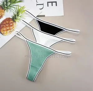 Women Cotton Thong Panties