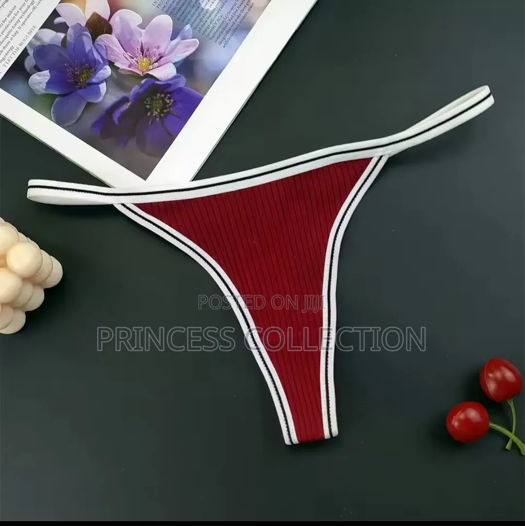 Women Cotton Thong Panties
