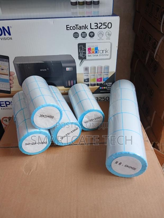 Mini Thermal Barcode Label Roll – 800pcs 38×25mm - main view