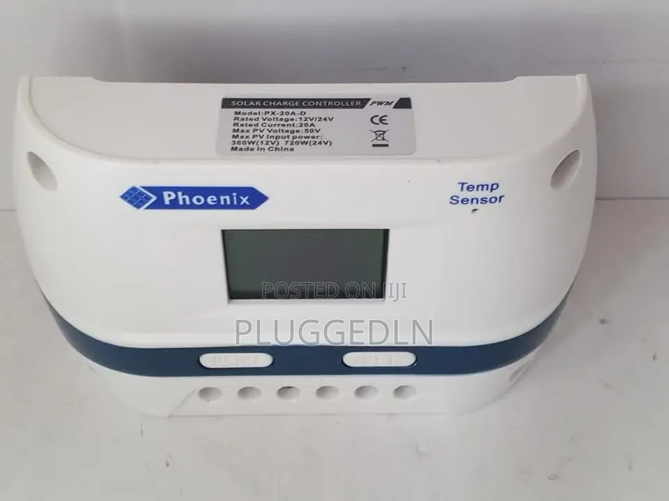 Phoenix Solar 20A 12v/24v PWM Solar Charge Controller