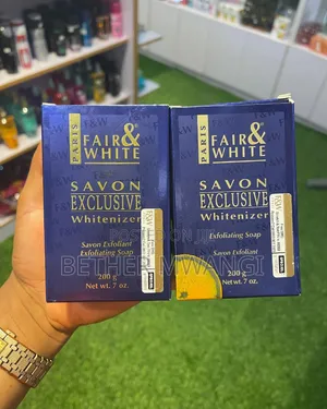 The Fair & White Exclusive Whitenizer Exfoliating Soap in Kenya