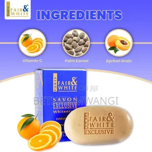 The Fair & White Exclusive Whitenizer Exfoliating Soap in Kenya
