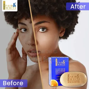 The Fair & White Exclusive Whitenizer Exfoliating Soap in Kenya