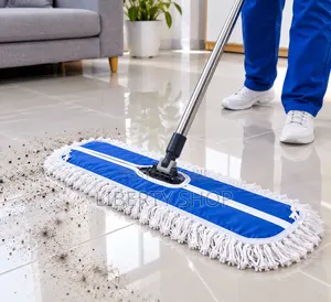Microfiber Rotating Dust Mop – 360-Degree Swivel Floor Cleane