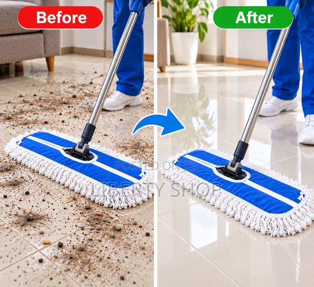 Microfiber Rotating Dust Mop – 360-Degree Swivel Floor Cleane - thumbnail 2