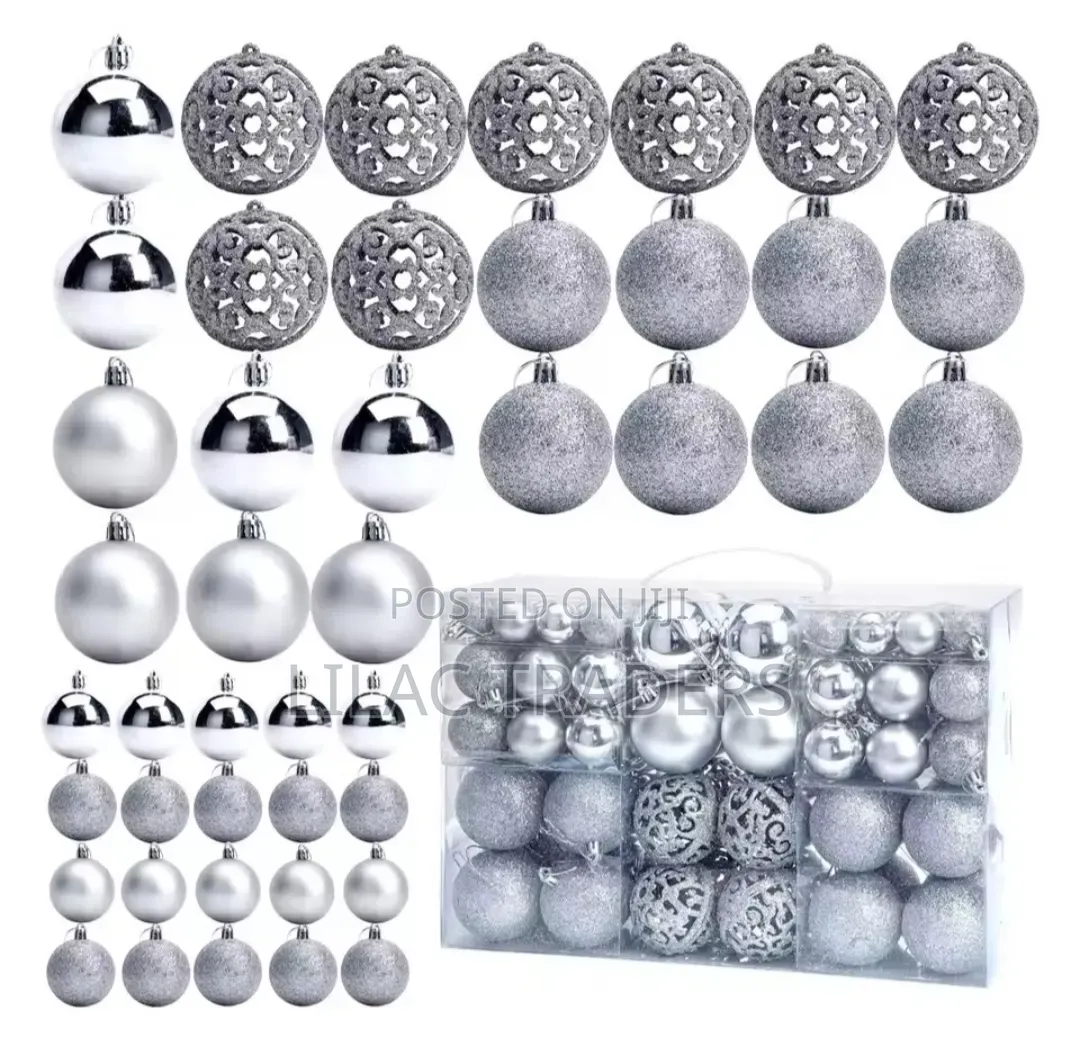 100Pcs Christmas Ball Ornaments 
Bli
