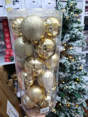 *24Pcs Christmas Bubbles*
 Price 950 Per Set
size 6cm
Bli