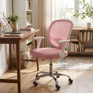 Adjustable Ergonomic Kid's Pink Chair