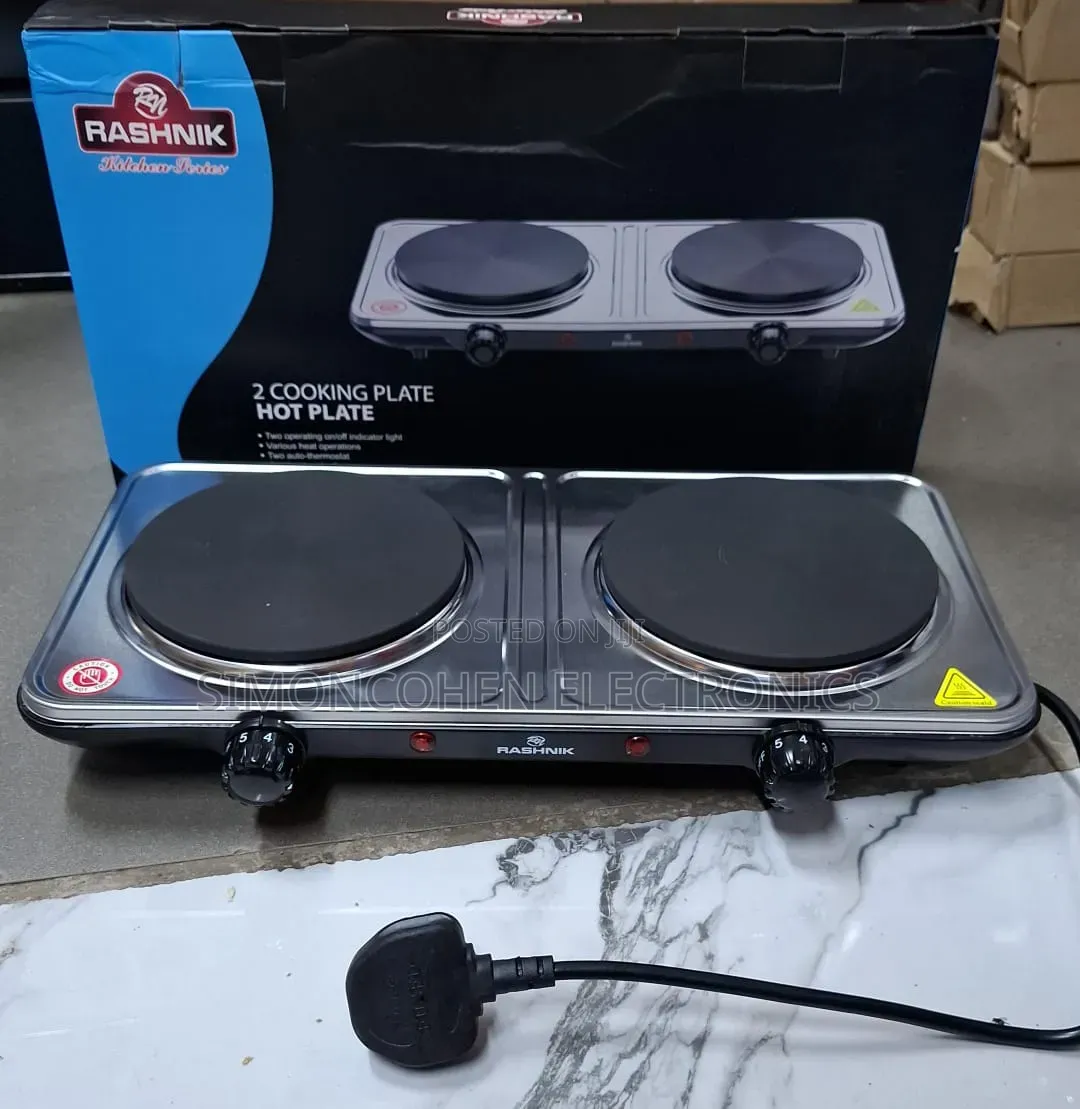 Rashnik Double Hot Plate Cooker 2000W