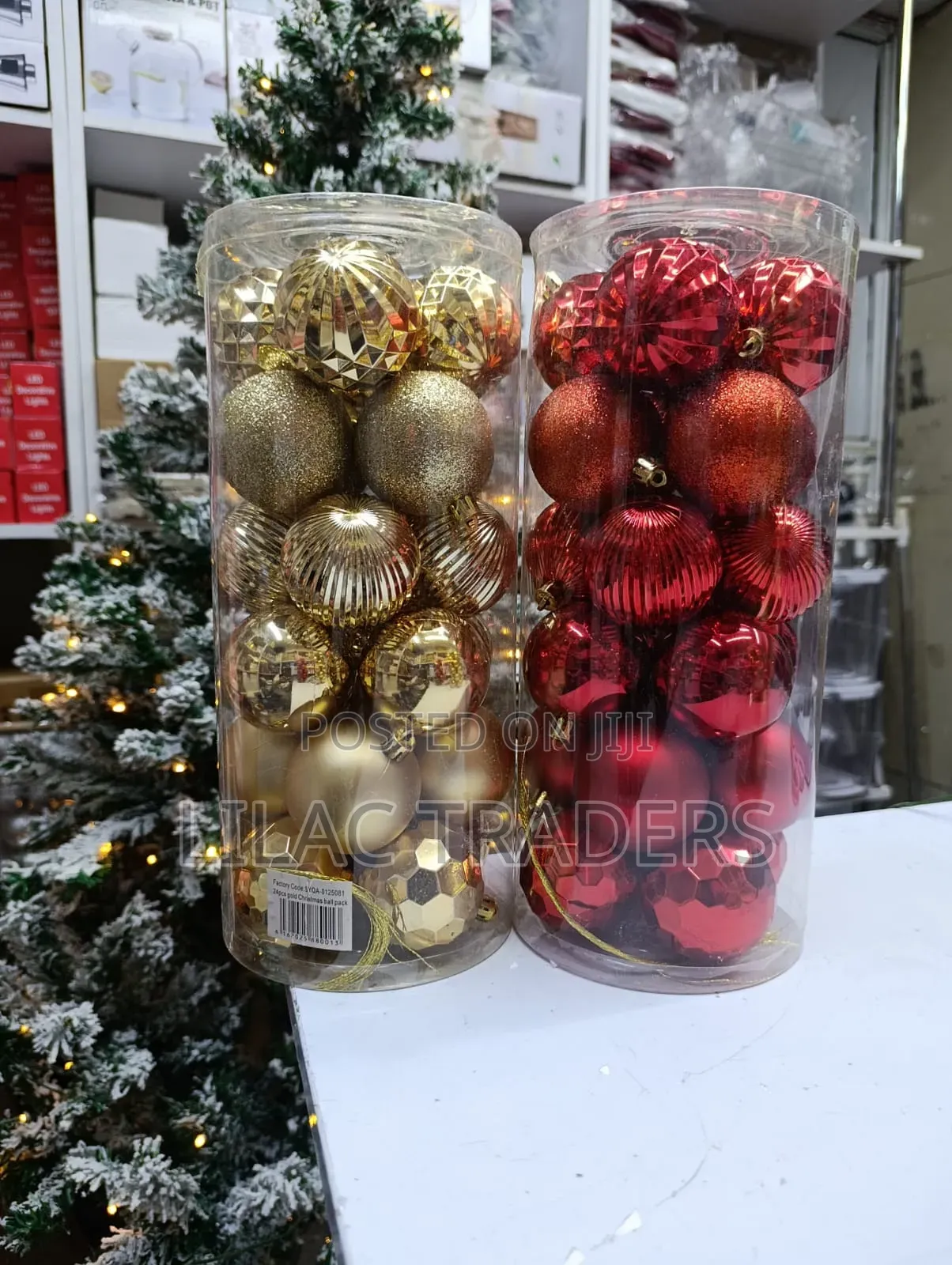 *24Pcs Christmas Bubbles*
Size 6cm Gold Bli