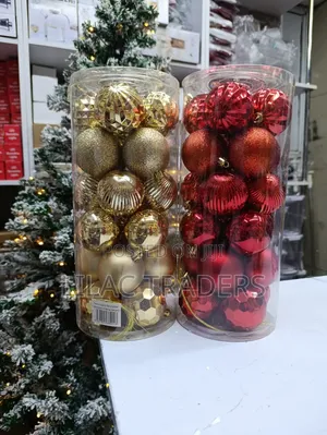 *24Pcs Christmas Bubbles*
Size 6cm Gold Bli