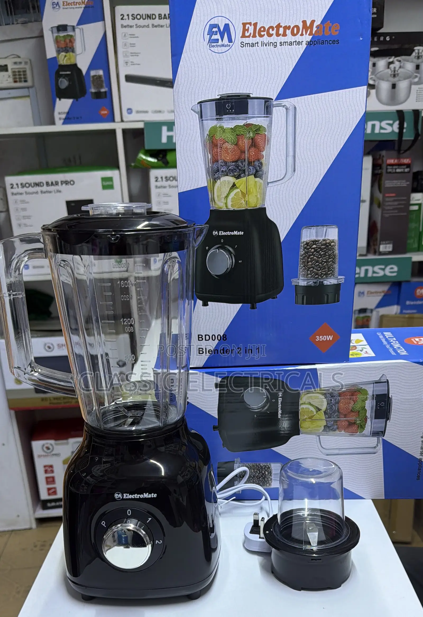 New Electromate 2in1 Blender With a Grinder Available