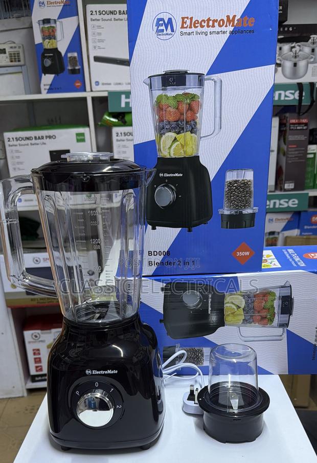 New Electromate 2in1 Blender With a Grinder Available - main view