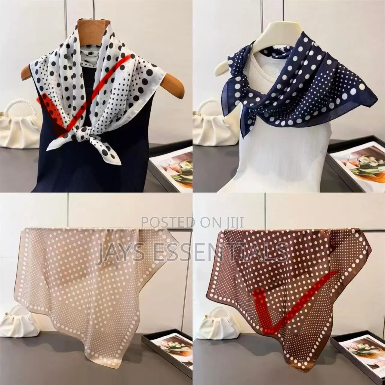 Multipurpose Square Scarfs
