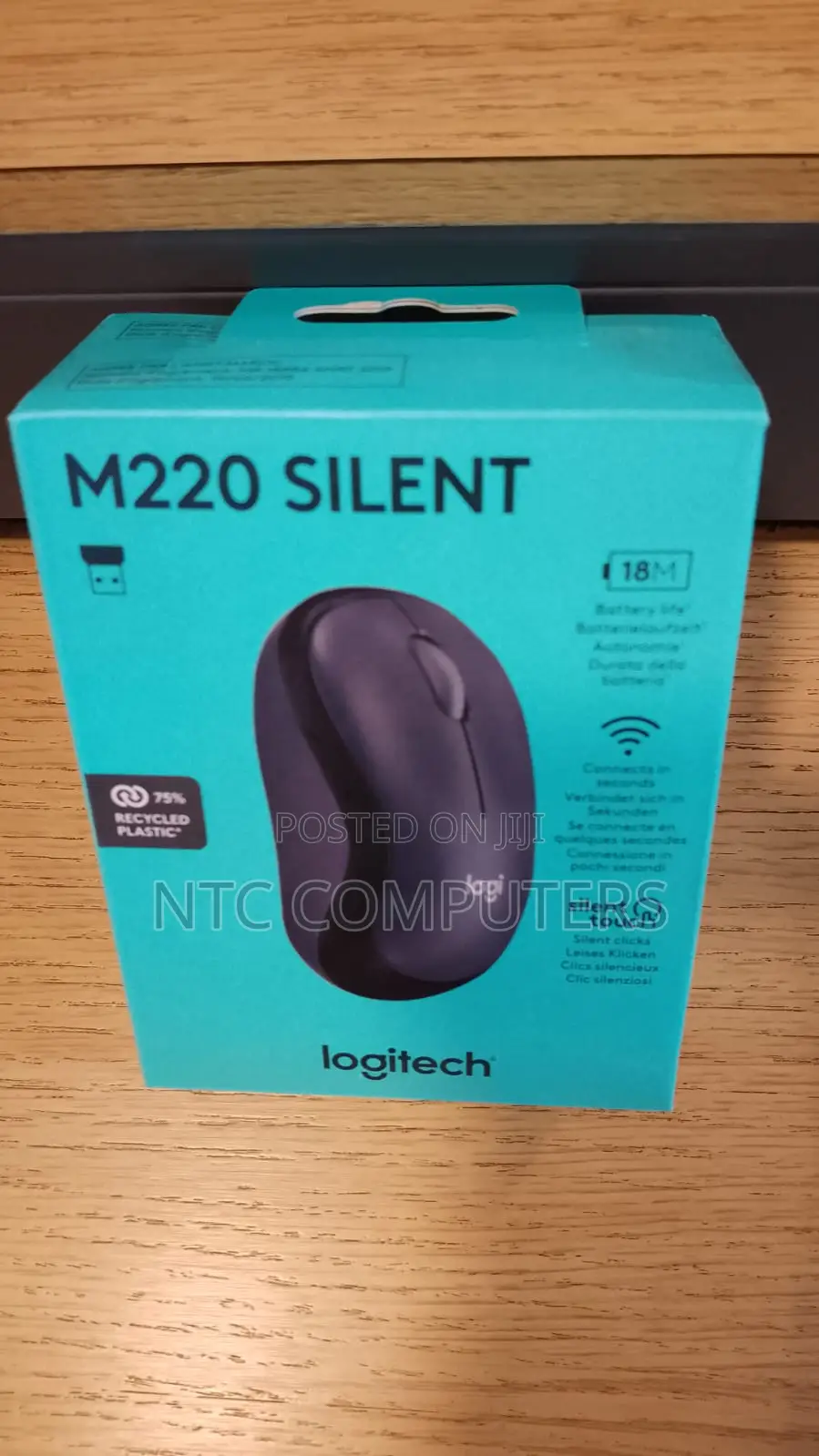 Logitech M220 Wireless Mouse With Silent Clicks