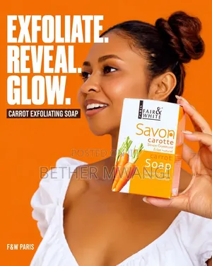 Original Fair & White Carrot Exfoliating Soap in Kenya