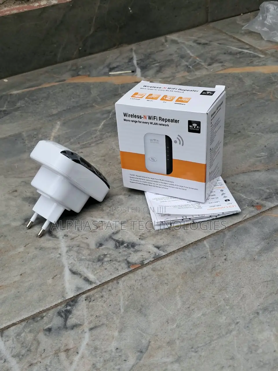 Wireless WiFi Repeater 300Mbps Ethernet LAN Port