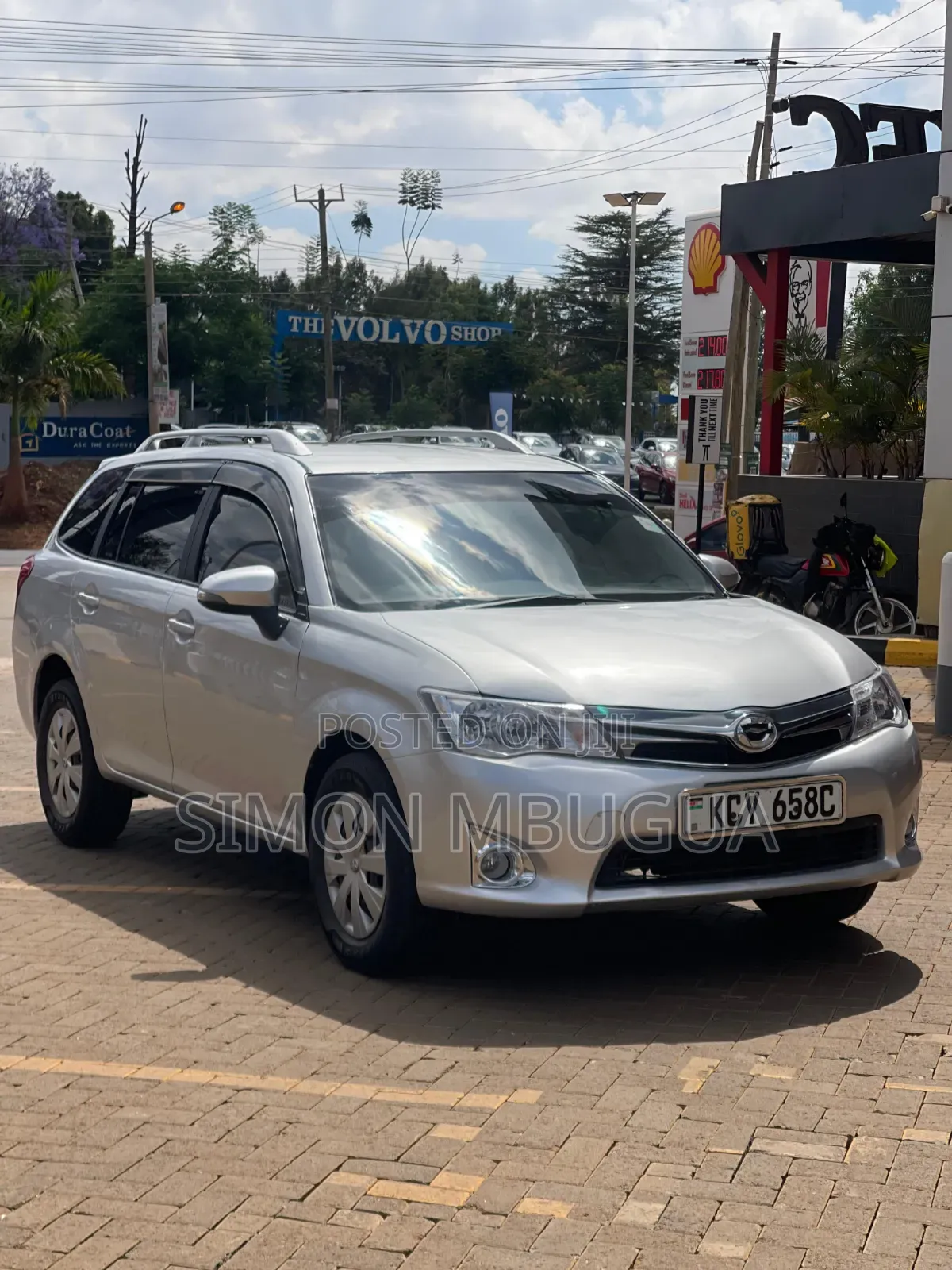 Toyota Corolla Fielder 2012 Silver