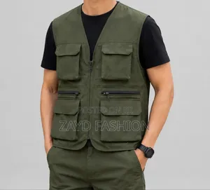 Jungle Green Full Tactical Sleeveless Jacket