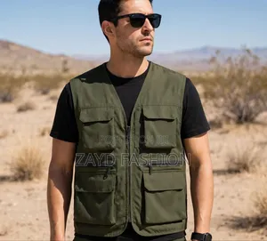 Jungle Green Full Tactical Sleeveless Jacket