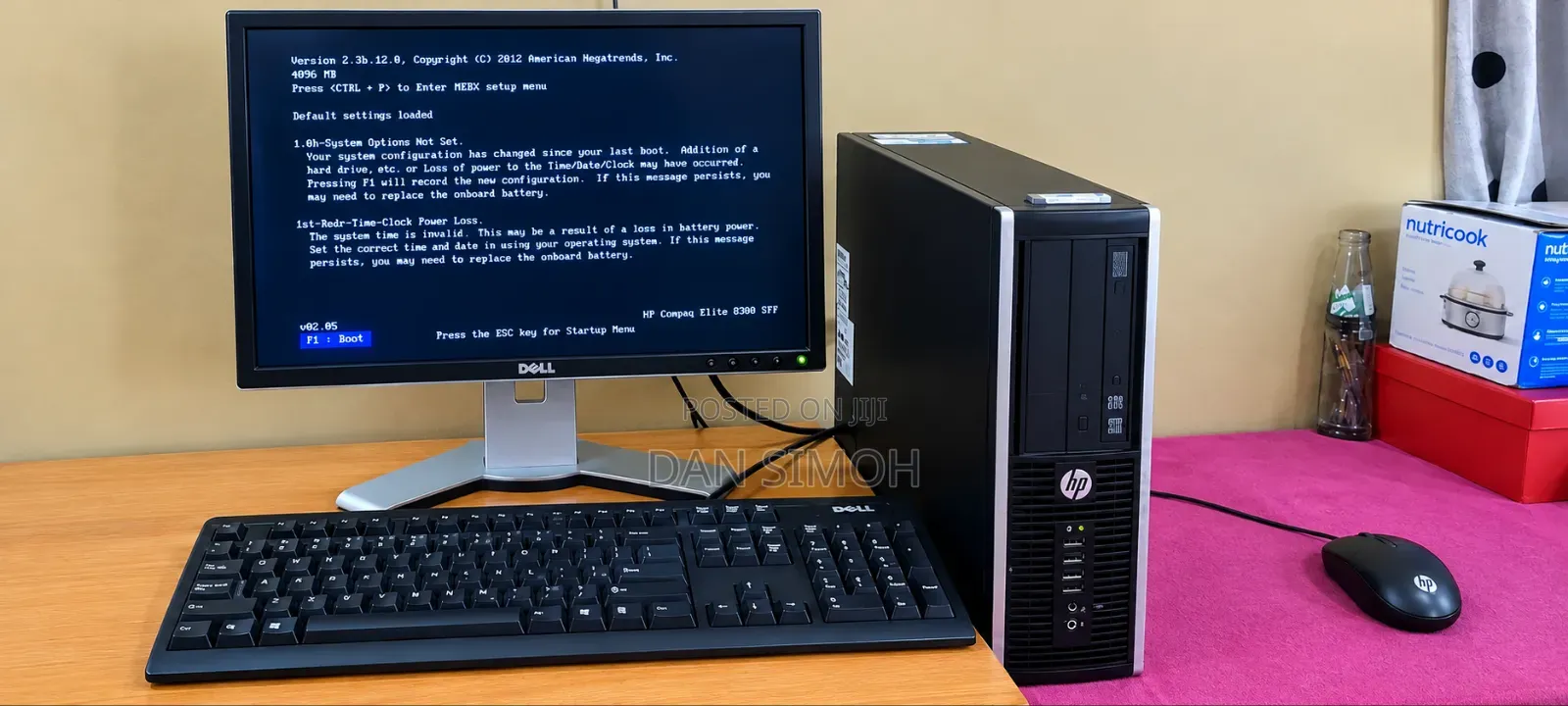 Desktop Computer HP 4GB Intel Core i5 HDD+SSD 500GB
