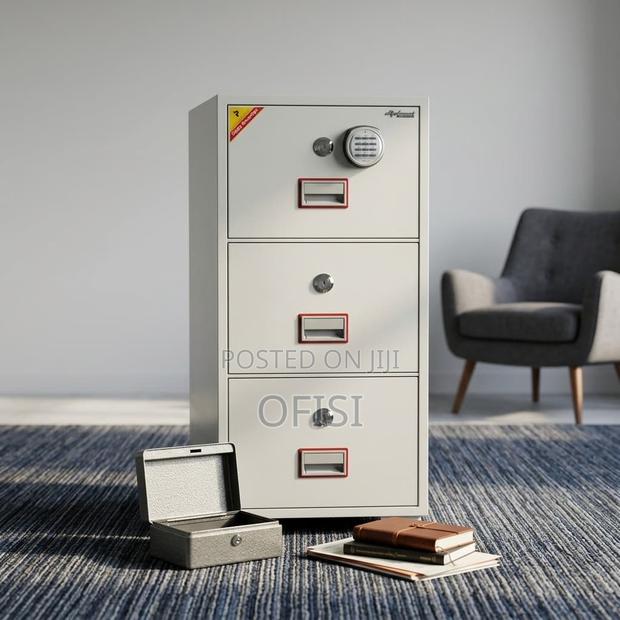 Office Cabinet; 3-Drawer Diplomat Fireproof Safe - thumbnail 7