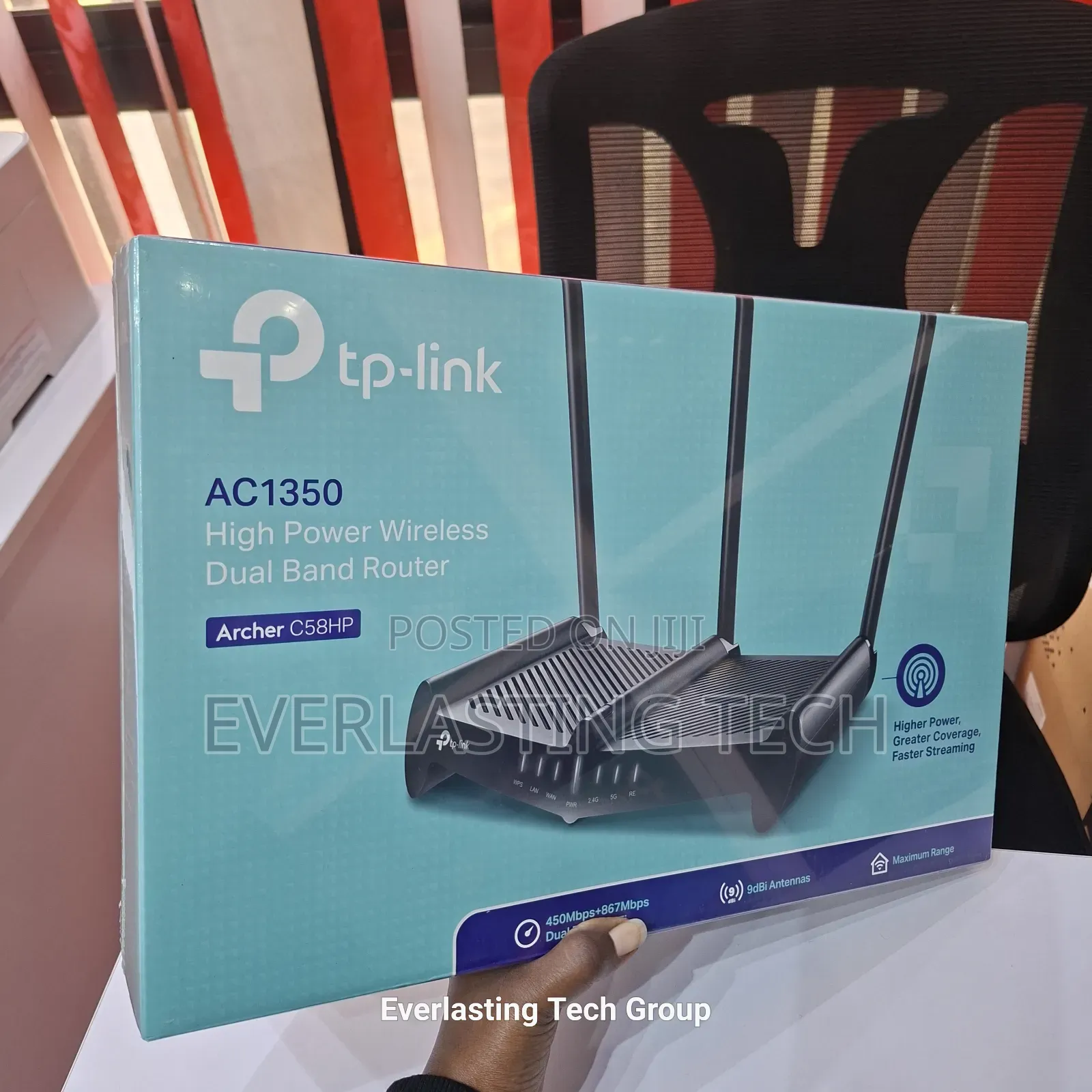 TP-Link Ac1350 High Power Wireless Dual Band Router -C58hp