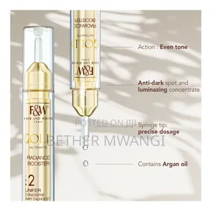 Fair & White (F&W) Gold Ultimate Radiance Booster 2 Unifier Éclatant