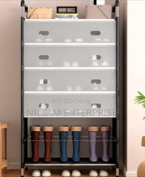 7 Layer Shoe Racks With Clear Cover