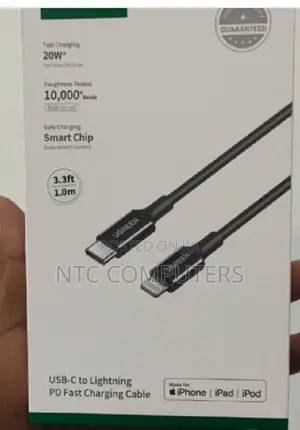 Ugreen USB C to -Lightning Pd Fast Charging Cable 20w 3.3ft/1m