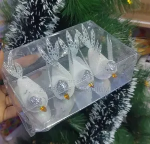 4Pcs Christmas Dove Decor