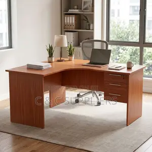 Brown Customized L-Shaped Writing Desk-120cm