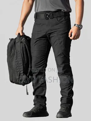 Black Tactical Trousers