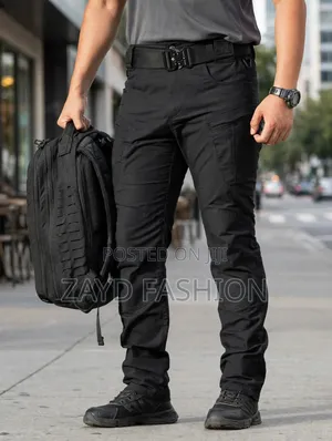 Black Tactical Trousers
