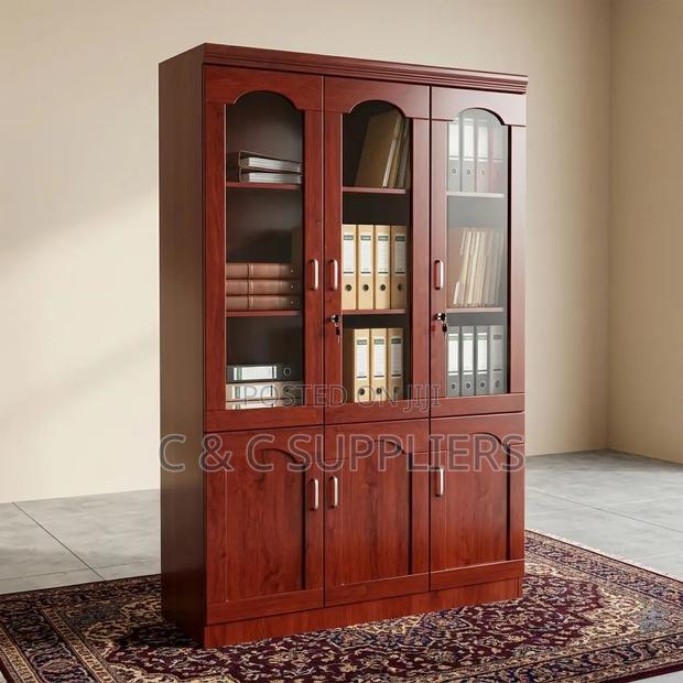 Office Half Glass Executive Cabinet - main view