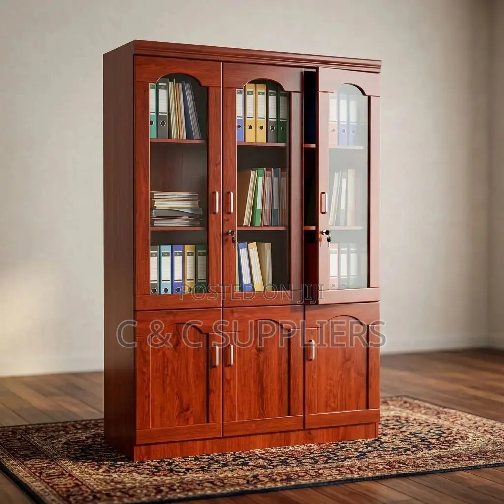 Office Half Glass Executive Cabinet