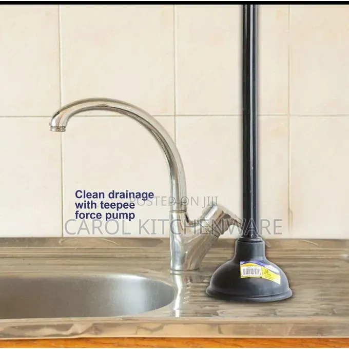 Teepee Force Pump / Plastic Toilet Plunger