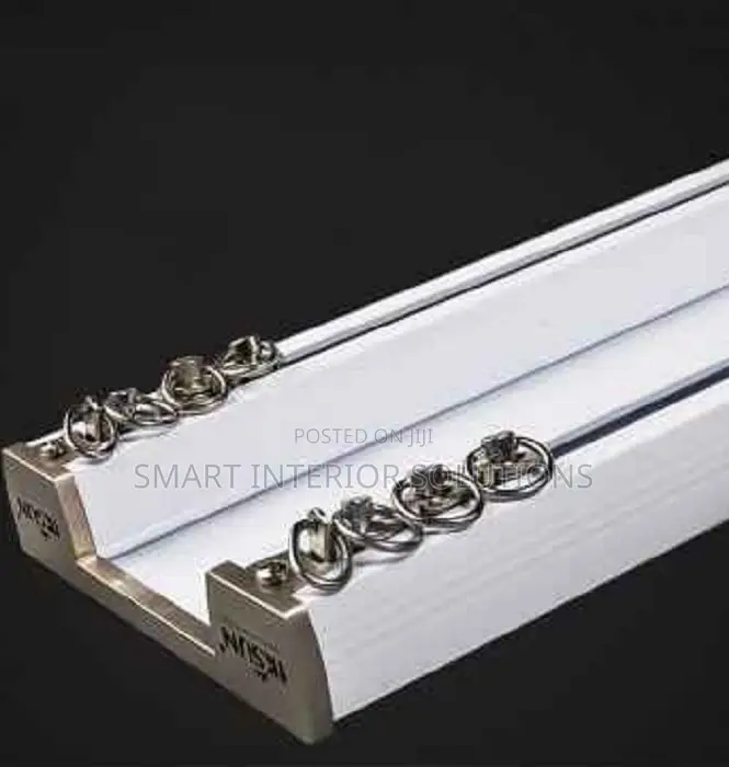 Bedroom Double Curtain Rail