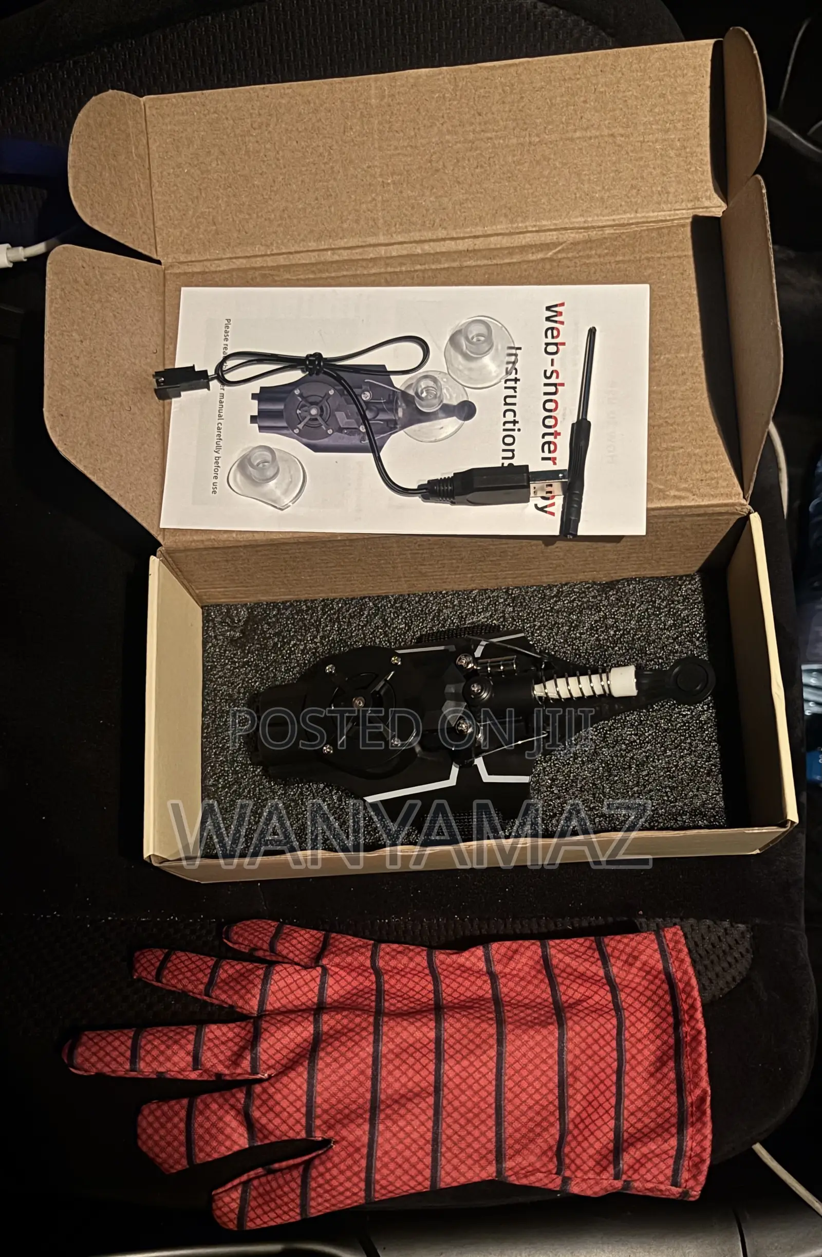 Spider-Man Webshooter Automatic Retraction