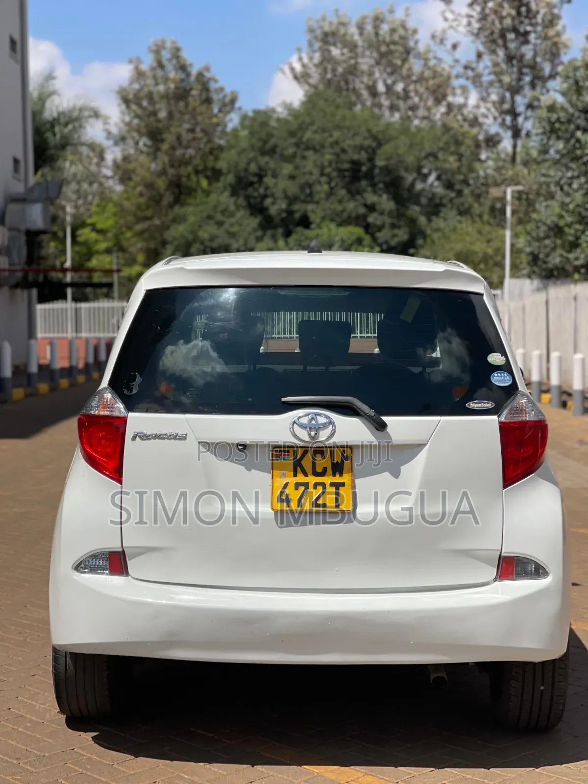 Toyota Ractis 2012 White