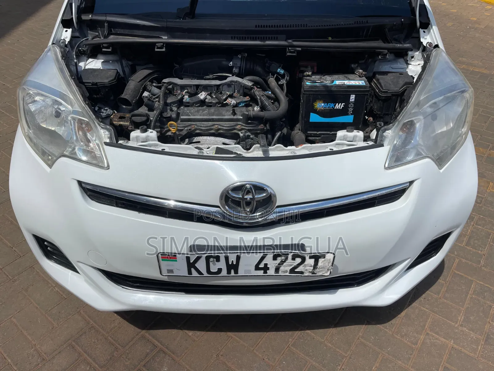 Toyota Ractis 2012 White