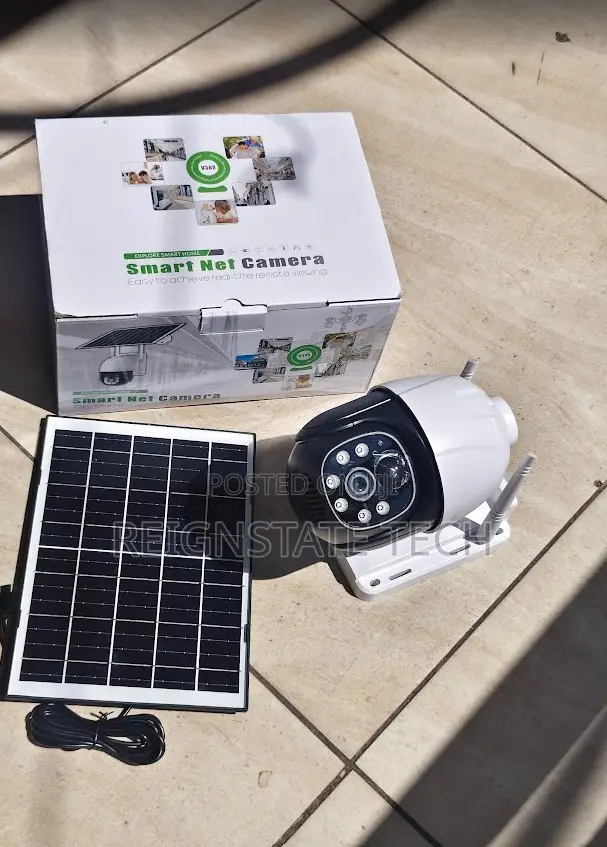 Wireless Solar PTZ Camera V380 Single Lens Rotating Camera 4g