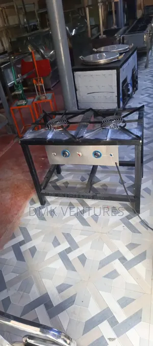 Electri Coils Mild Steel Two Burners Cooker Range