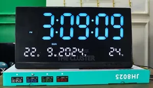 12 Inches Led Lights Digital Wall Clock