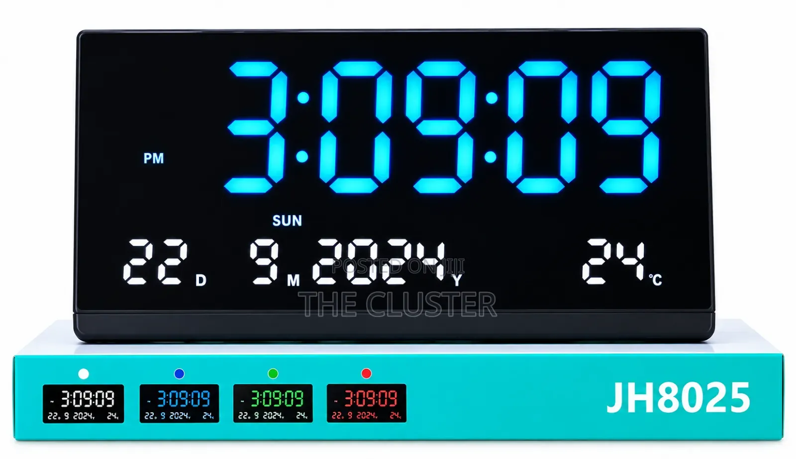 12 Inches Led Lights Digital Wall Clock