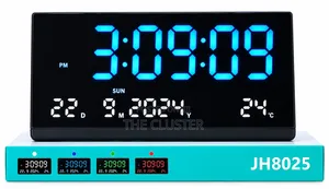 12 Inches Led Lights Digital Wall Clock