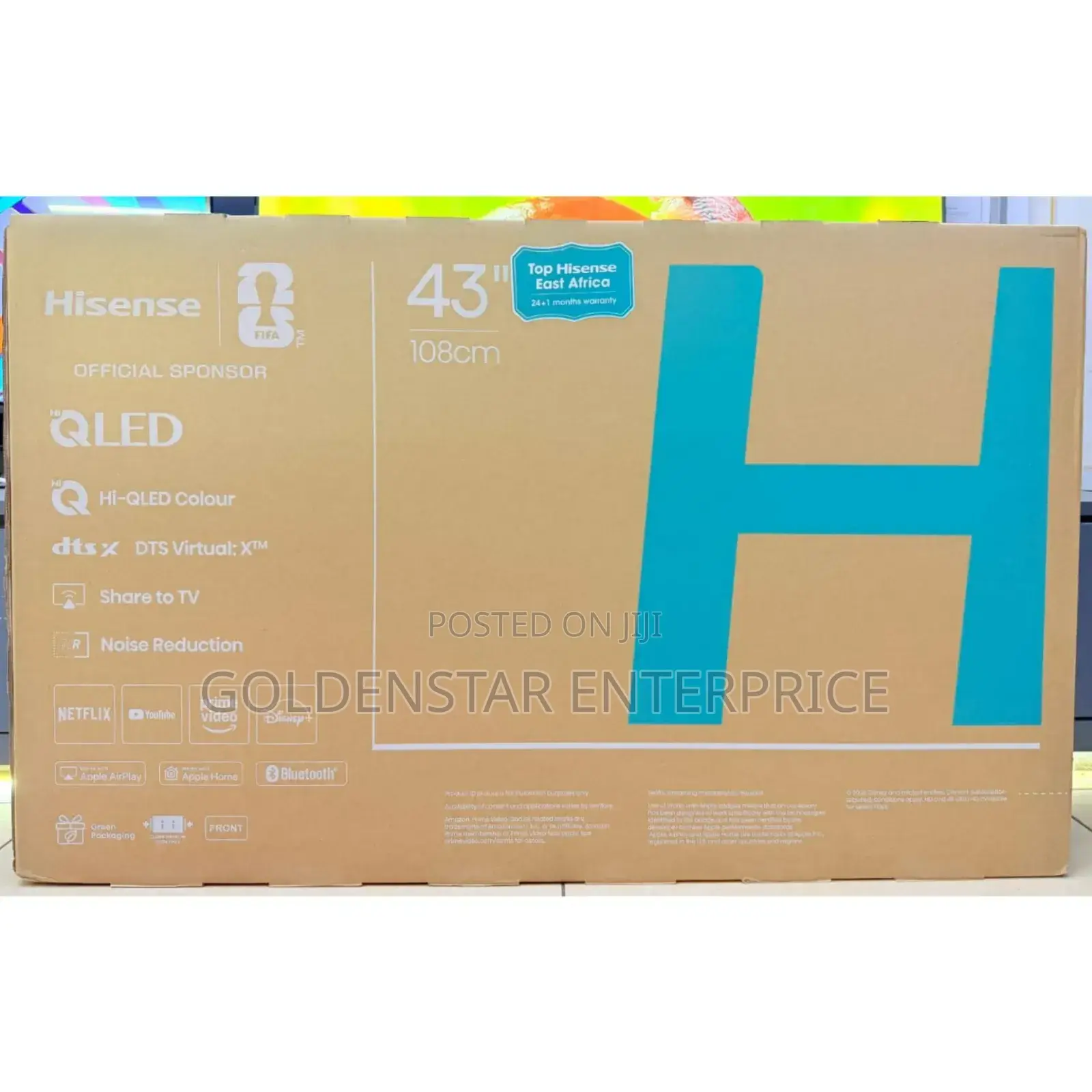 Hisense TV 
43" Model S5KEN