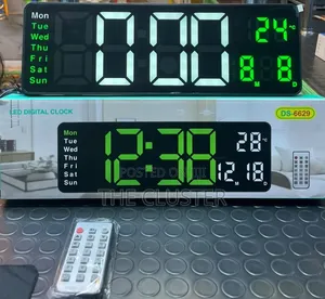 Remote Control Digital Wall Clock